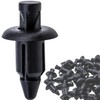 Rexka 40pcs M6 Fender Clip Retainer Bumper Nylon Push Rivet