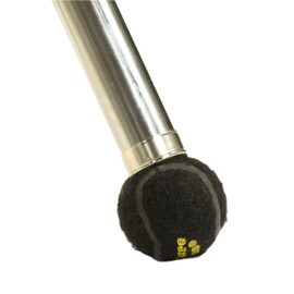 Furniture Footies Golf Ball Size Small PreCut Tennis Balls Chair Desk Table Leg Floor Protector Pad Glides -16 Count… (Black (16 Counts))