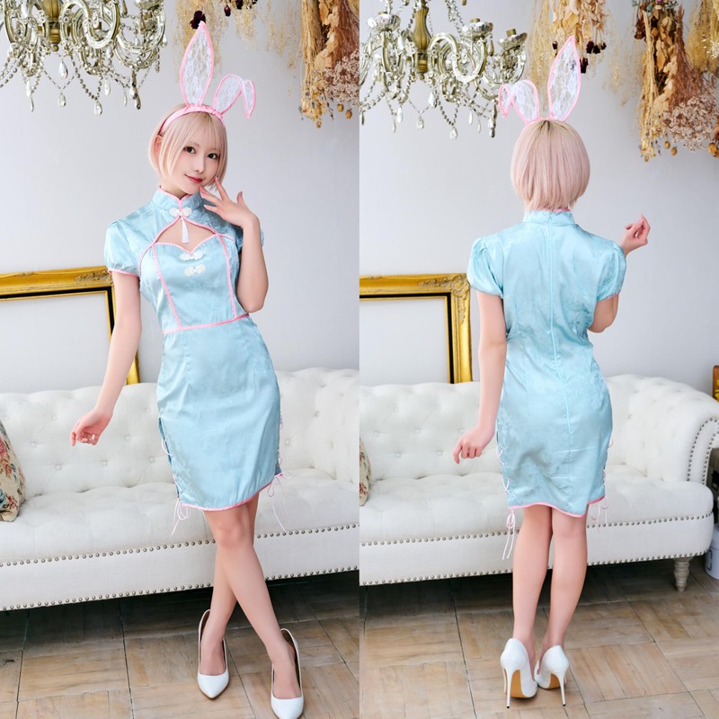 Clearstone Royal China Cosplay Halloween Rabbit China Baby Blue Ladies