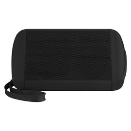 Supersonic SC-1450IPX Water Resistant Portable Bluetooth TWS Speaker, IPX6 Water Resistant, Secure Pairing, Micro SD Card Slot, 3.5mm Input, Rechargeable, Convenient Wrist Band (Black)