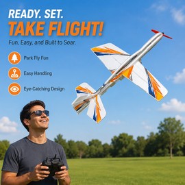 4CH Brushless RC Airplane for Indoor & Park Flying – Lightweight EPP 3D Aerobatic Glider with 2 Speed Modes
