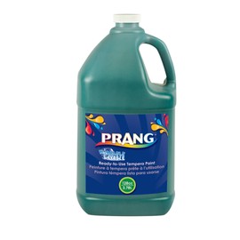 Prang Ready-to-Use Washable Tempera Paint, 1 Gallon Bottle, Green (10604)