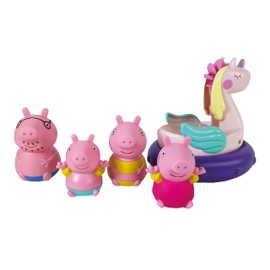 TOMY Peppa's Bath Bundle Pack, Multicoloured, E73319 21.3 cm*24.2 cm*8.9 cm