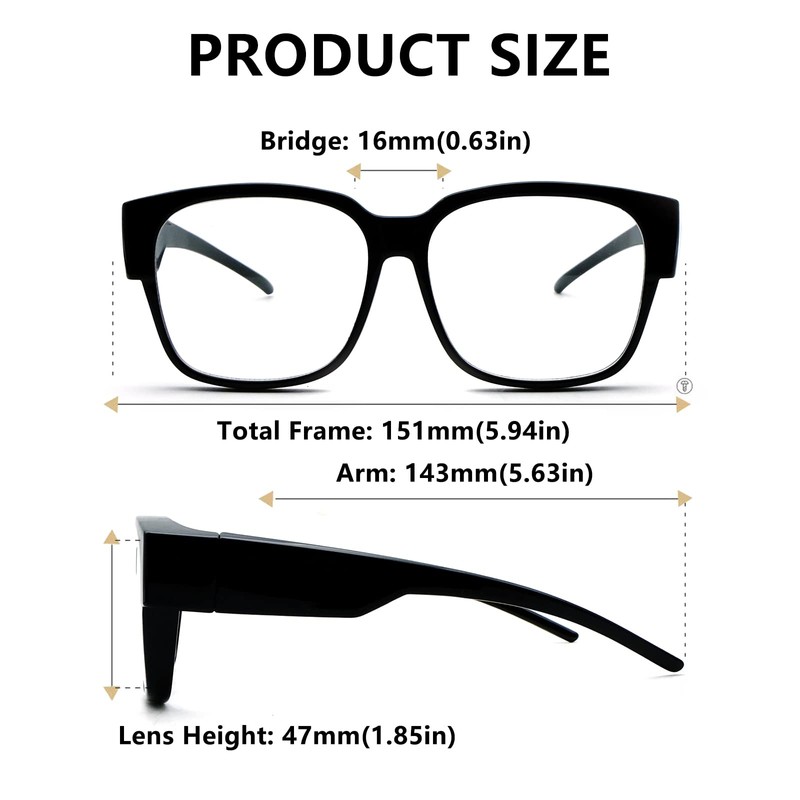 Sehnsucht Anti Fog Over Glasses Safety Glasses Fit Over Prescription