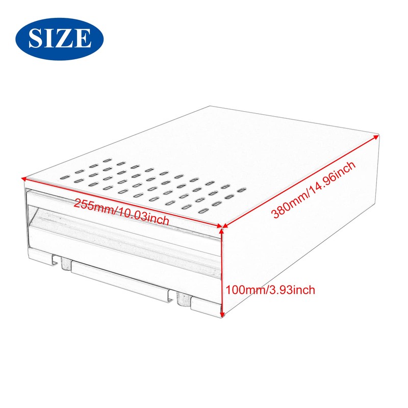 DIBTSA Espresso Knock Box Drawer, Stainless Steel Pull-Out Style Coffee