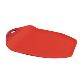 Dexas Chop & Scoop Cutting Board, 9.5 by 13 inches, Solid Red (322-J1795)