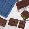 ZONBBEE Deep Dubai Chocolate Bar Pistachio Making Mold Silicone Large,Thick