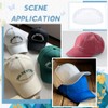 FINGERINSPIRE 24pcs Hat Support Pad Holder Clear Plastic Cap Insert