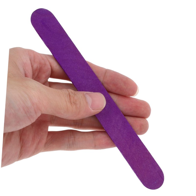 CORHAD Jumbo Ice Pop Sticks 50pcs Thick Craft Sticks Multi-