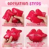 Halloscume 50 Pcs galentines balloons Valentines Day Decorations self inflating