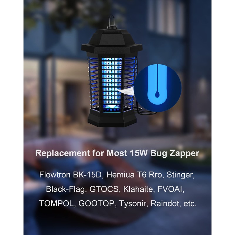Dichroma Bug Zapper Light Bulb Replacement for 15W Bug Zapper