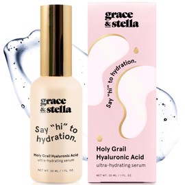 grace & stella grace & stella Award Winning Hyaluronic Acid Serum (30 ml/1 fl oz) Hyaluronic Acid Serum for Face - Acido Hialuronico Face Serum for Women - Hydrating Serum Remove Fine Lines, Wrinkles - Anti Aging