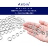 Atibin Fishing Flat Lures Solid Ring Fishing Jigging Stainless Steel