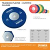 Power Systems Rubber Training Plate in Olympic Colors (2.5)