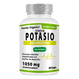 Citrato de Potasio 1050 mg Apoya Equilibrio Electroltico y Funcin Muscular Alta Biodisponibilidad Con Piperina (Pimienta Negra) para mayor...