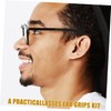 Housoutil 4pairs Non- Eyeglass Ear Grips Glasses Retainers for Sports