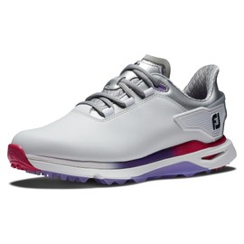 FootJoy Women's Pro/SLX Golf Shoe, White/Pink/Purple, 8