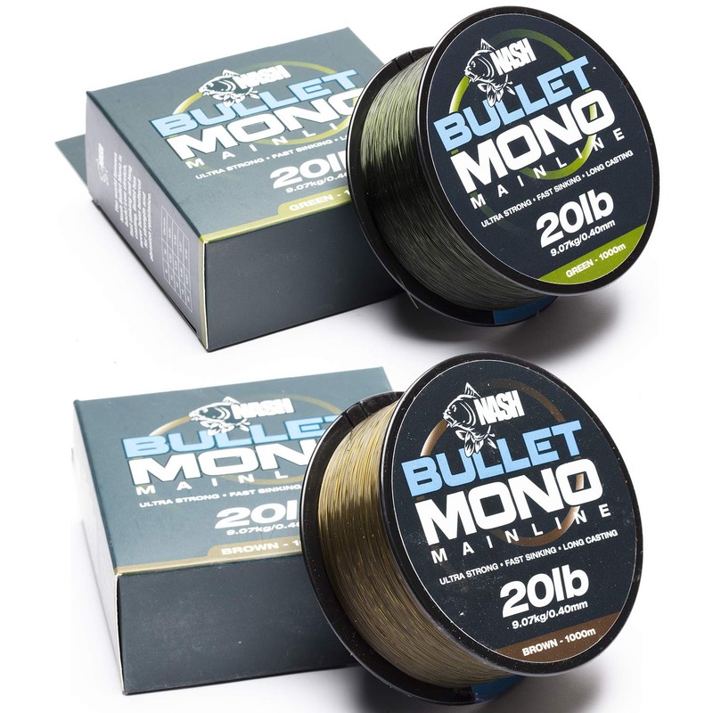 Hull Angling Centre Nash Bullet Mono 1000m Brown 12lb T2805