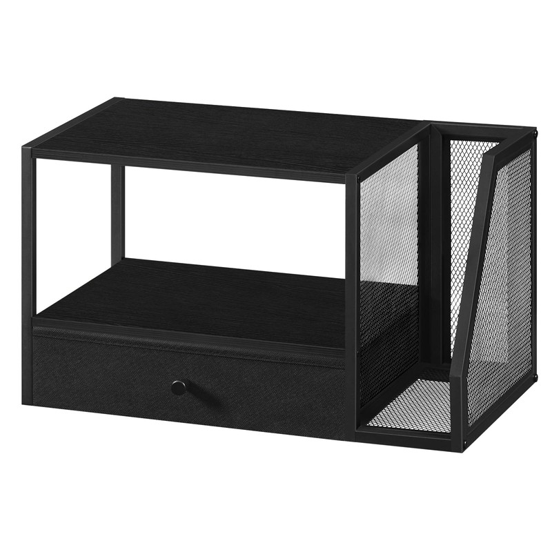 MAHANCRIS Home Printer Stand for Desk, Desktop Printer Table with