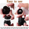 60 Pack Small Sample Containers with Lids, 5ml Amber Glass