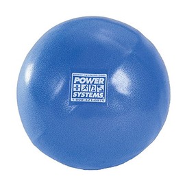 Power Systems Poz-A-Ball, Used to Improve Alignment in Yoga and Pilates, 8-Inch Diameter, Blue (83915)