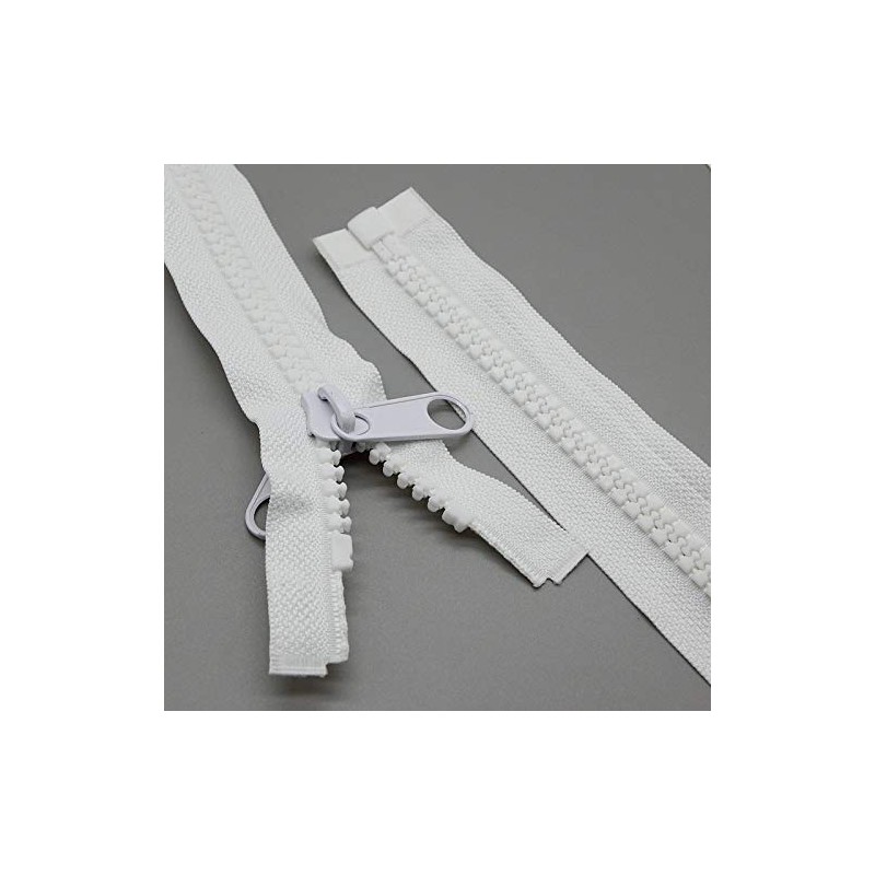SHUNLI 114Inch #10 Separating Plastic Zippers with Double Pull Slider