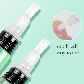 Littryee Suavizante de cutículas para uñas, de cutícula revitalizante Natural Cuidado del Crecimiento de Las uñas para el pelado quebradizo Rompiendo Las uñas Finas hidrata