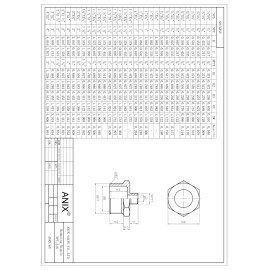 n/a 3/4" x 1/2" REDUCER NIPPLE NPT Pipe Stainless Steel Hex Reducing Nipple SS316