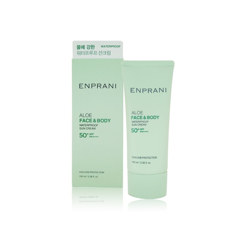 Enprani Aloe Waterproof Sun Cream 100ml (SPF50+ PA++++) / 엔프라니