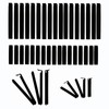 OMBRISA Pack of 40 Locking Clips Black