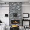 TORURAL 100 Whitewash Grey Faux Brick Wall Tiles, 3D Thin