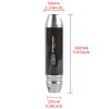 JDM MUGEN Carbon Fiber Aluminum Silver Universal Automatic Car Gear