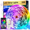 FOLAI LED Strip 5M Controlled by Bluetooth App or Remote