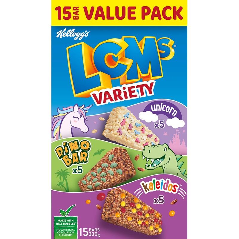 LCMs Kellogg's LCM's Variety 15 Bar Value Pack, 15 Count,