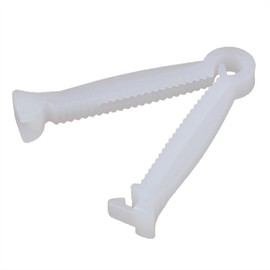 ESHILP 50 pcs Disposable Umbilical Cord Clamp Birth Hemostatic Materials for Piglets Clamp for Cord for Animal Production Home Birth Supplies kit White whelping Box, NDF-jj01
