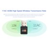 10Gtek USB WiFi Adapter, for PC, AC600M USB WiFi Dongle