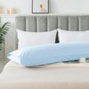 WhatsBedding Body Pillow Cover Cotton Fabric, Long Pillow Case Breathable