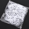 Curtain Hooks – 100-Pack Plastic Curtain Hooks, 2.8cm x 1.2cm,