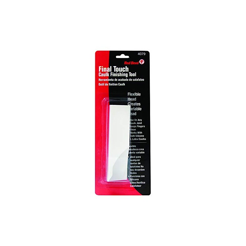 Red Devil 4079 White, Final Touch Caulk Finishing Tool