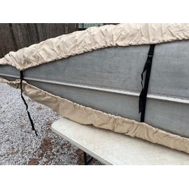Cypress Rowe Outfitters Nature Proof 14' 15' Canoe/Kayak Cover for Outdoor Storage, fits 14' to 15' to 15'6" Canoes and Kayaks