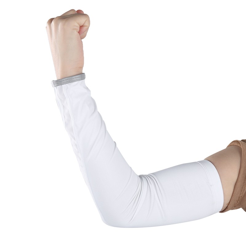 1 Pair Breathable Mesh Arm Warmer Sunscreen Arm Covers with