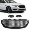 UnayKolb Front Bumper Grille Matte Black Grill Assembly Fits 2013-2019