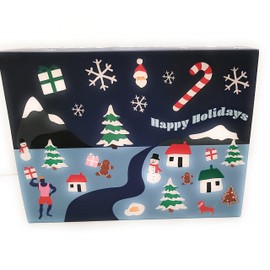 Happy Socks Mens 12-Pack 12 Days of Christmas Socks Gift Set Bright Combo Men's Shoe Size 8-12 One Size