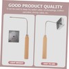 LABRIMP Cooking Snack Mould Kitchen Gadgets Aluminum Frying Mold Wooden