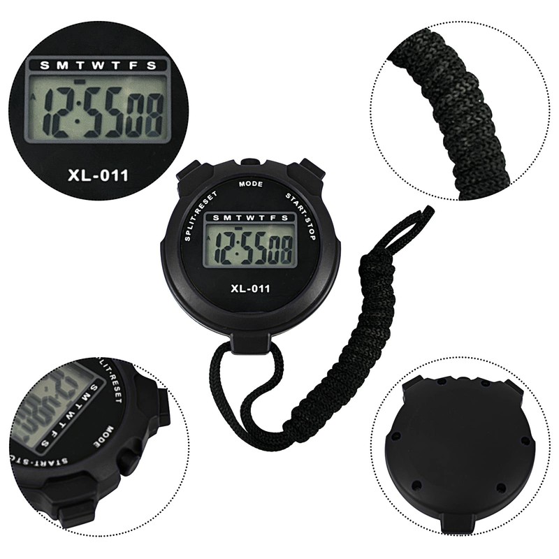 BEHAHAI Digital Sports Stopwatch Timer Stopwatch Large Display Interval Training
