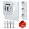 SPARKWHIZ Recessed D Ring Tie Down Anchor Kit, Trailer Tie