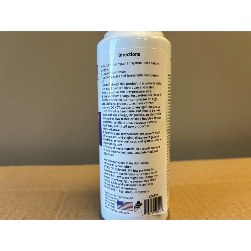 envirosafe R134 Replacement Refrigerant w/ Stop Leak 1 can, w/