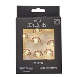 Transomnia LED Rainbow String Light - 20 LEDs, 2m Length - Little Delights