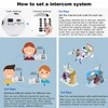 Wuloo Intercoms Wireless for Home 5280 Feet Range 10 Channel