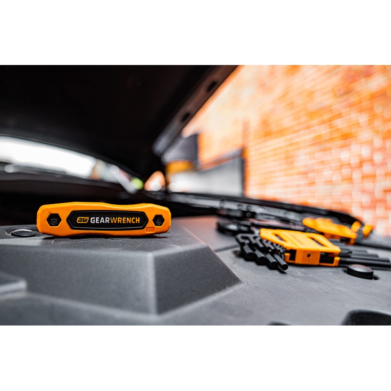 GEARWRENCH 8 Piece Metric Folding Hex Key Set - 83506